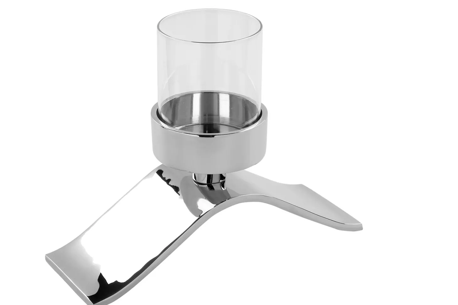 Fink WAVE Teelichthalter 1-flammig M - wellenförmiges Design