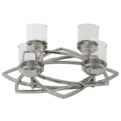 Fink Zappora Weihnachtskranz - Sternform ohne großen Glaszylinder