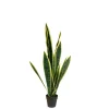 Fleur Ami Bogenhanf - Sansevieria trifasciata Kunstpflanze Höhe 95 cm