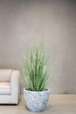 Fleur Ami Chinaschilf Variegatus Kunstpflanze, Höhe 120 cm