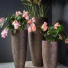 Fleur Ami Coral Bodenvase bronze