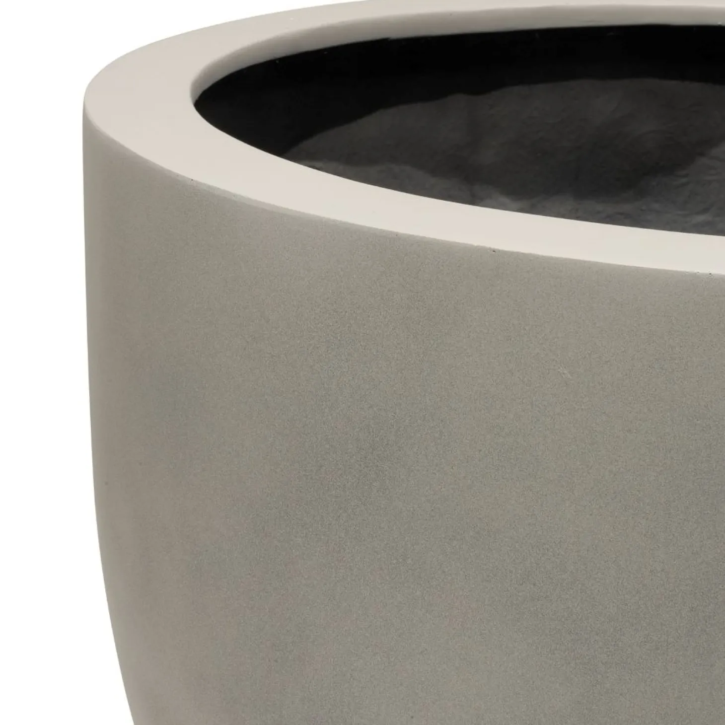 Fleur Ami Division Lite Bodengefäß Classic steingrau Ø 55 cm, Höhe 46 cm