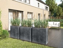 Fleur Ami Division Lite Outdoor Raumteiler anthrazit 100 x 35 x 60 cm