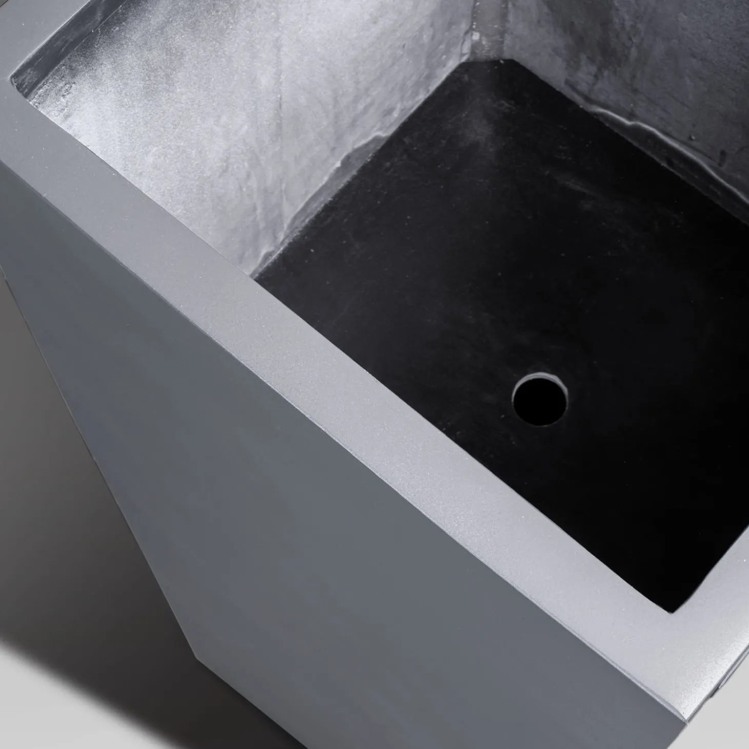 Fleur Ami Division Lite Pflanzensäule steingrau 35 x 35 x 100 cm