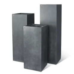 Fleur Ami Division Lite Pflanzensäule steingrau 35 x 35 x 100 cm