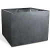Fleur Ami Division Lite quadratischer Pflanzkasten anthrazit 100 x 100 x 80 cm