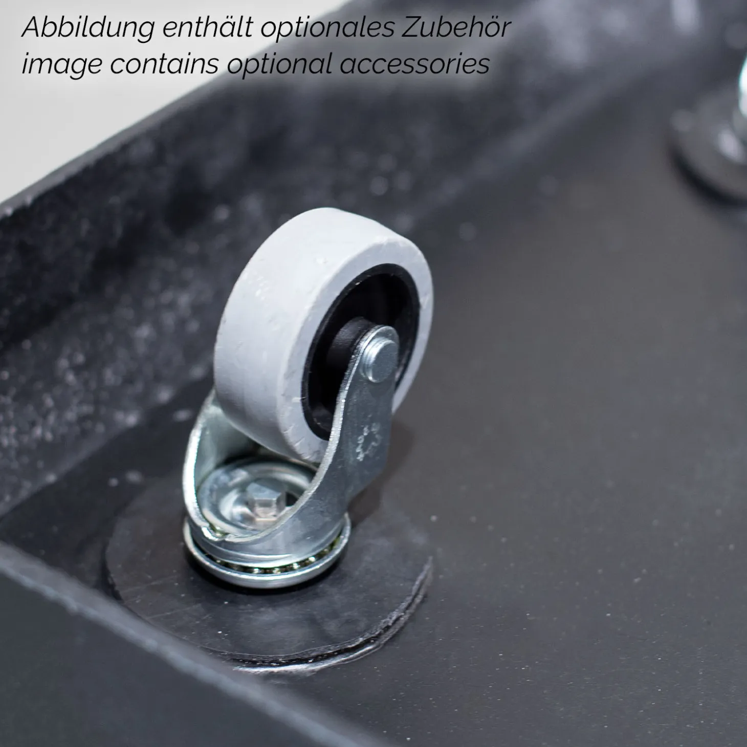 Fleur Ami Division Lite quadratischer Pflanzkasten anthrazit 100 x 100 x 80 cm