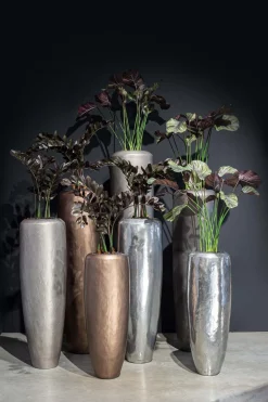 Fleur Ami Glücksfeder Zamioculcas Kunstpflanze violett 60 cm