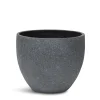 Fleur Ami Gritto handgefertigter Übertopf aus Beton 36 x 30 cm anthrazit