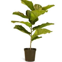 Fleur Ami Hochwertige Geigenfeige Ficus Lyrata Kunstpflanze 99 cm