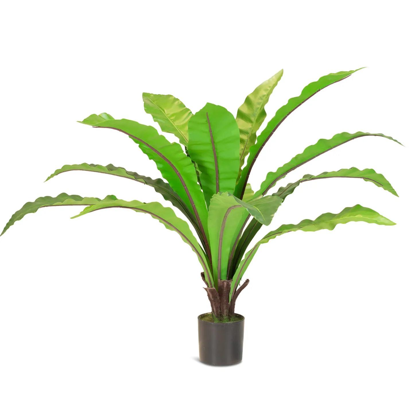 Fleur Ami Nestfarn Asplenium nidus Kunstpflanze, 85 cm