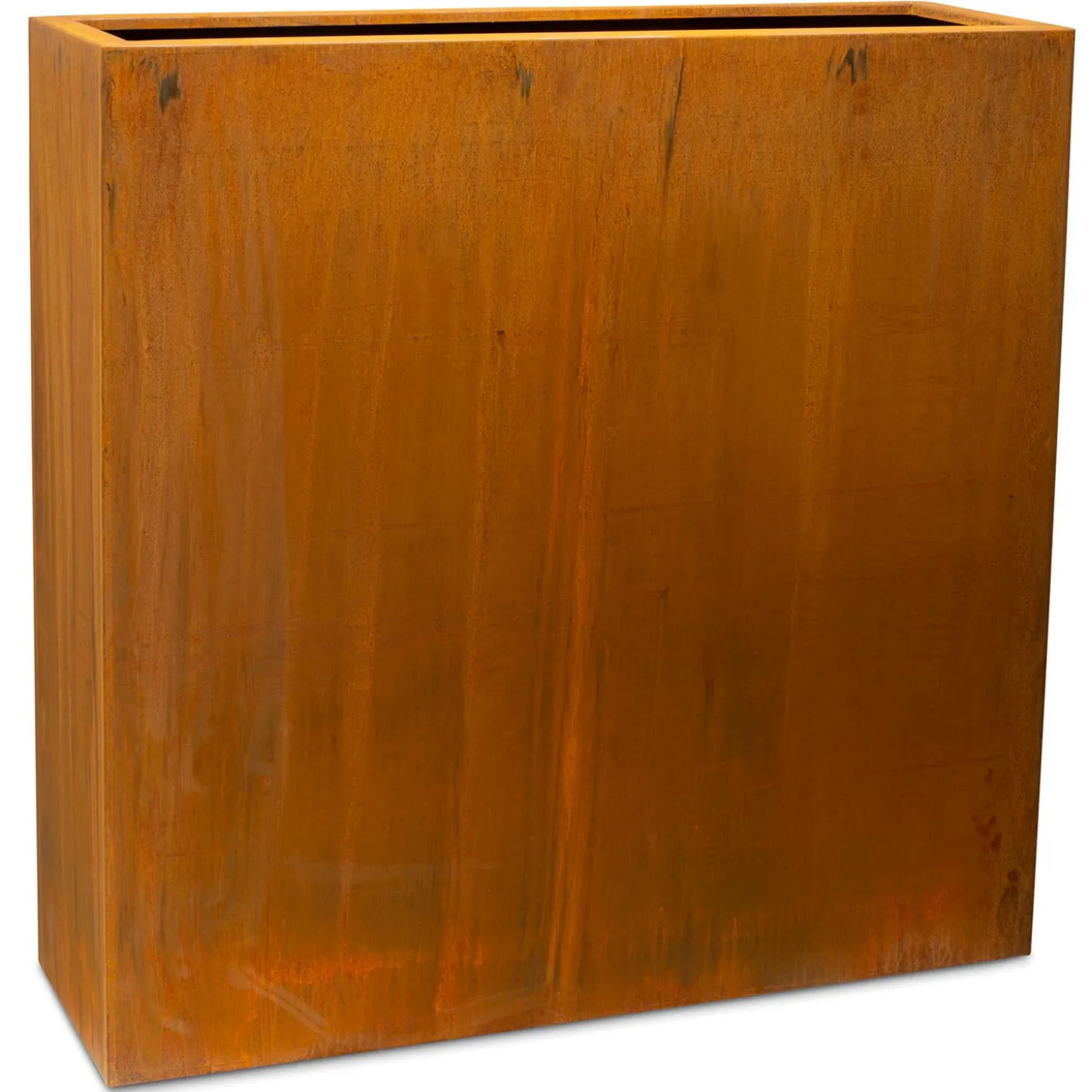 Fleur Ami Outdoor Raumteiler aus Corten Stahl 118 x 38 cm