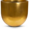 Fleur Ami Pandora robustes Bodengefäß mit eleganter Optik Ø 70 cm, Höhe 63,5 cm gold leaf