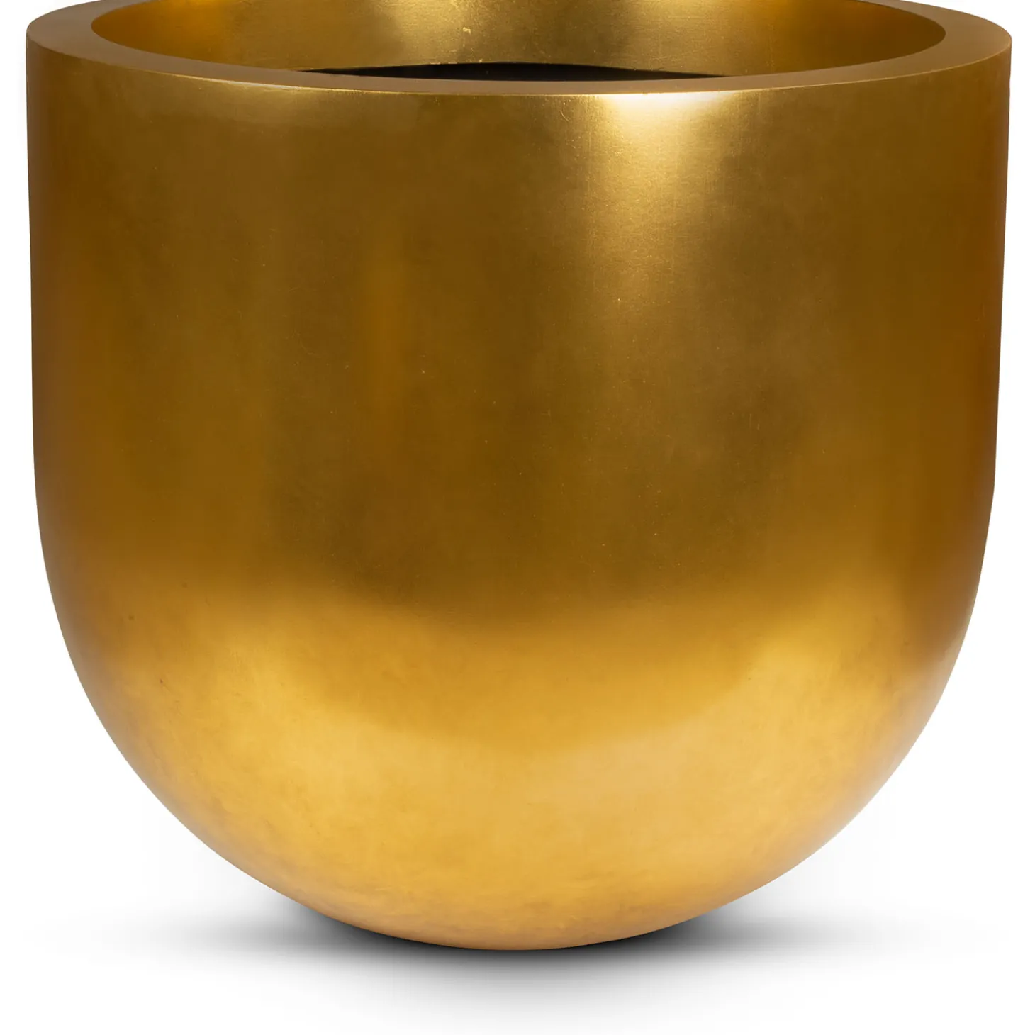 Fleur Ami Pandora robustes Bodengefäß mit eleganter Optik Ø 70 cm, Höhe 63,5 cm gold leaf