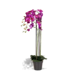 Fleur Ami Pinke Orchidee Kunstpflanze 99 cm