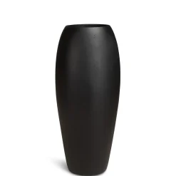 Fleur Ami Polystone Essence hoher Pflanzkübel Ø 39 cm, Höhe 90 cm anthrazit