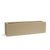 Fleur Ami Polystone Flowerbox Tischgefäß - Blockform crème