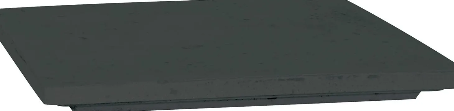 Fleur Ami Polystonestyle Deckel 35x35/3 cm anthrazit