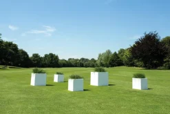 Fleur Ami Premium Pflanzwürfel hochglanzpoliert 50 cm schwarz