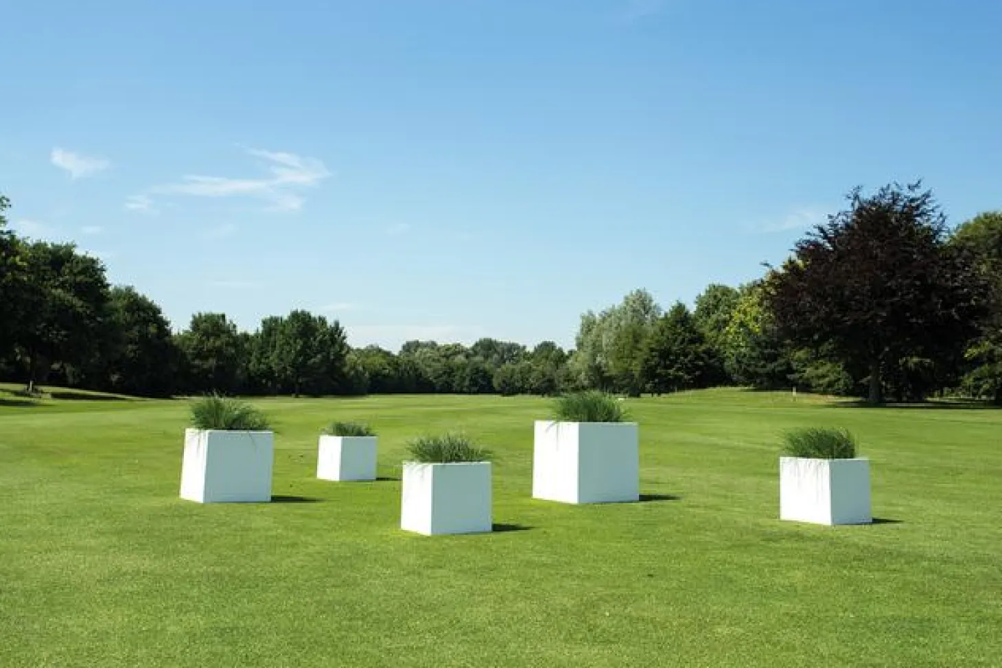 Fleur Ami Premium Pflanzwürfel hochglanzpoliert 50 cm schwarz