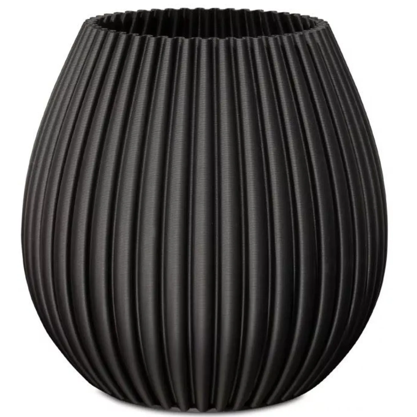 Fleur Ami Speaking Vase 3D Bowl wellenförmiges Muster velvet
