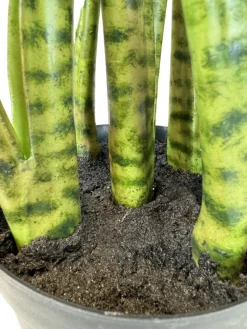 Fleur Ami Zebra-Elefantenohr - Alocasia Zebrina Kunstpflanze 61 cm