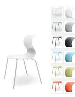 Flötotto Pro 6 Stapelstuhl kiwigrün