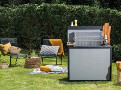 Forge Adour Edelstahl Holzkohlegrill mit 6 Spießen