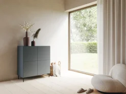 form1 Connect Kommode Viertürer Stone Gleiter