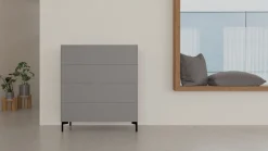 form1 Create Kommode mit 4 Schubkästen Teal Gleiter