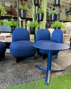 Gaber Gastronomie Tisch Arket rund 60 cm grey black