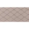 Gift Company Fußmatte waschbar Rautenmuster 66*185 cm beige