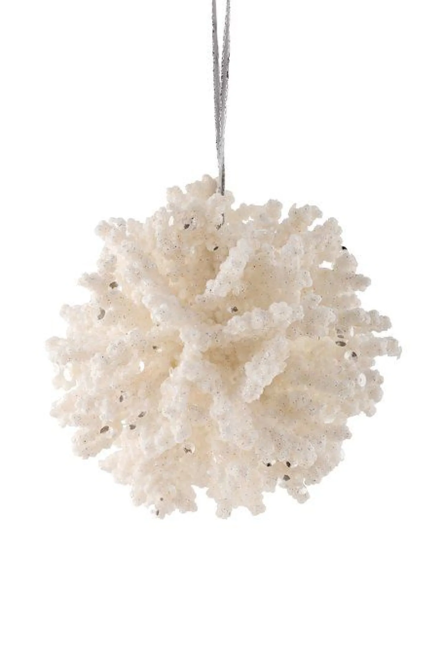 Gift Company Hänger Kugel, Koralle weiß