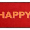 Gift Company Washables, Happy rot 50x75 cm