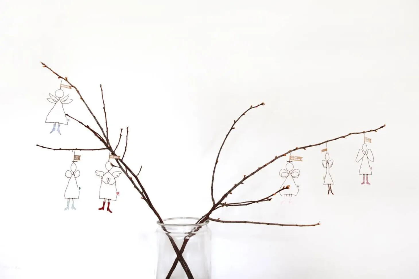 Good Old Friends Schutzengel aus filigranem Draht Von Herzen