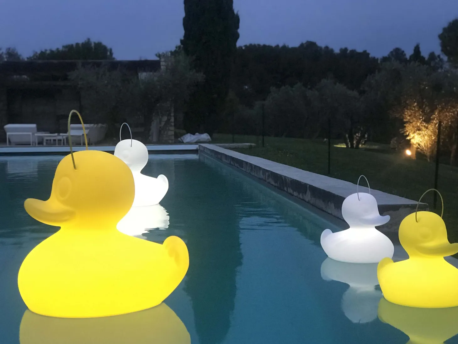 GOODNIGHT-light® Poolleuchte Duck-Duck S gelb