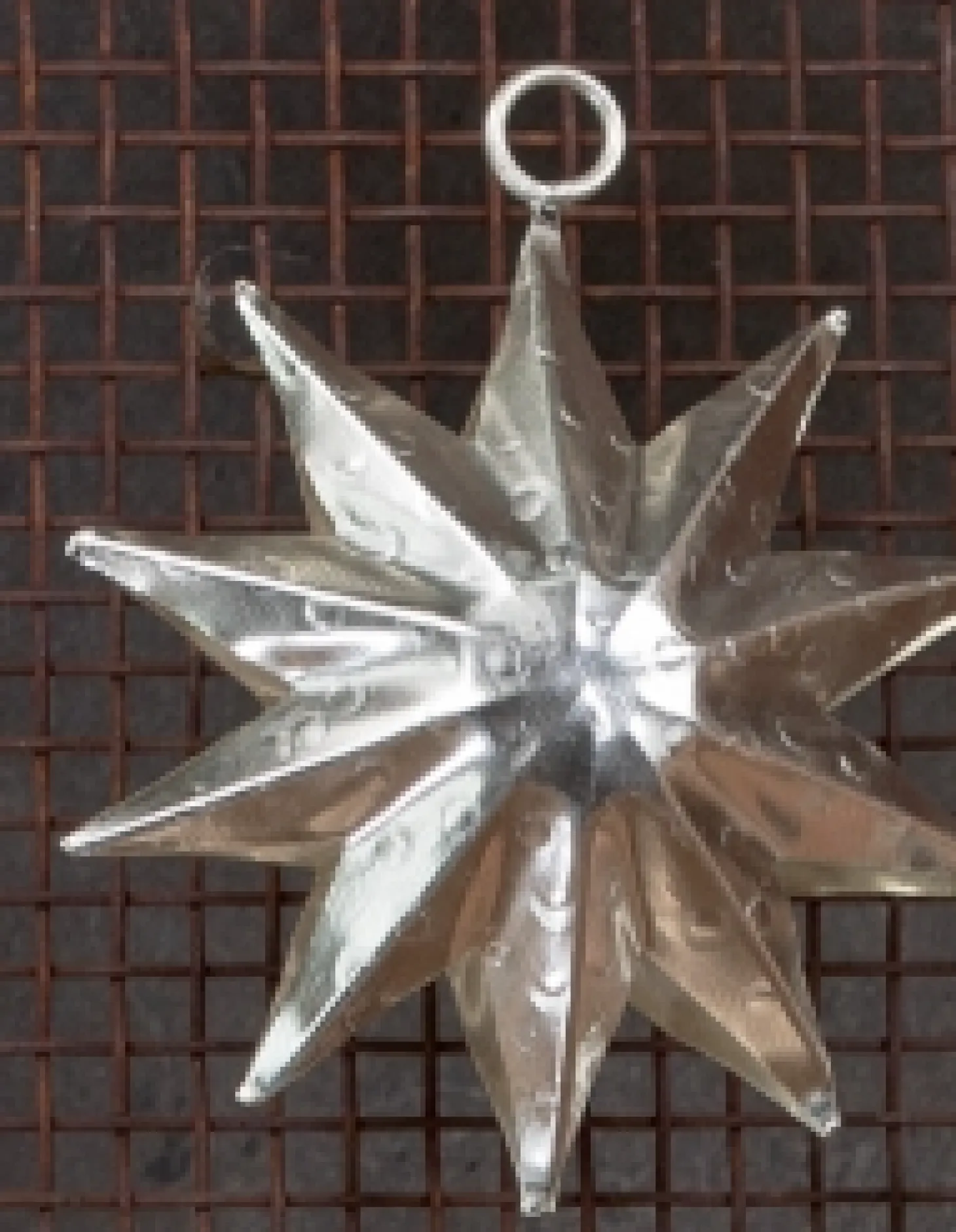 Grün Form Faltstern 9 cm