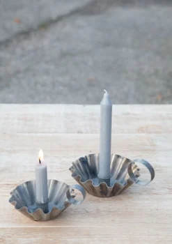 Grün Form Minikerzenhalter in Kuchenform