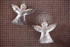 Grün Form Nickelengel 8cm