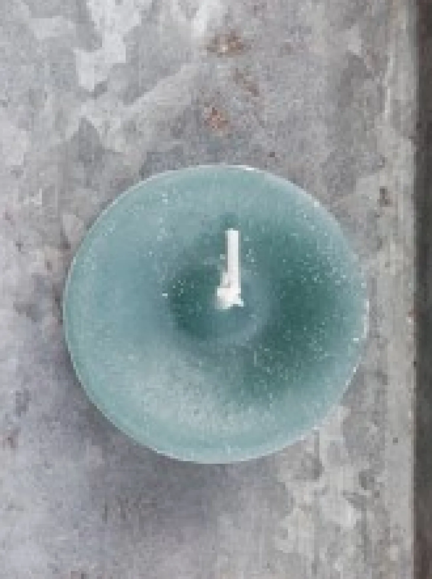 Grün Form Schwimmkerze Eucalyptus Ø 8 cm