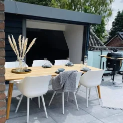 Hartman Sophie Studio hochwertiger Gartentisch Weiß 170x100 cm