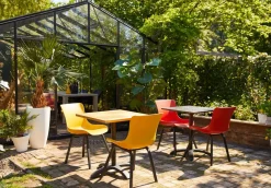 Hartman Sophie Teak Bistrotisch 70x70 cm Weiß