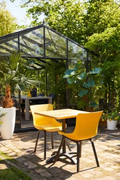 Hartman Sophie Teak Bistrotisch 70x70 cm Weiß