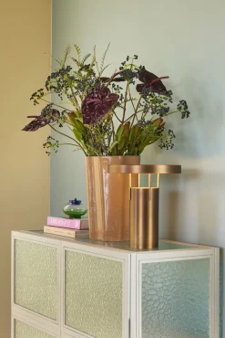 Hübsch BringMe Wiederaufladbare Tischlampe Brüniertes Messing