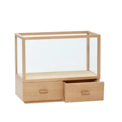 Hübsch Spectacle Vitrine Naturfarben