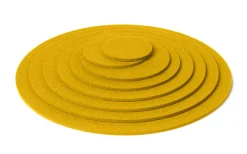 Hey Sign Untersetzer aus Filz rund Ø 12cm mango 20