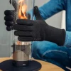 höfats Feuerhandschuhe aus Aramid Schwarz