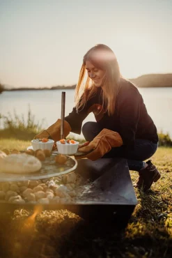 höfats Feuerstelle TRIPLE 90