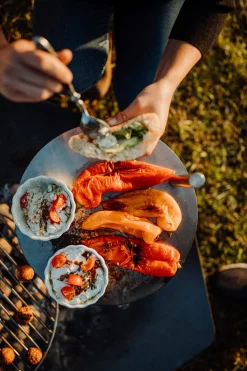 höfats Tisch zu Feuerstelle TRIPLE