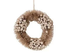 Hoff Dekokranz Winter Berries gold L Ø 23 cm